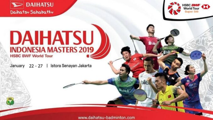 ถ่ายทอดสดแบดมินตัน เมย์ รัชนก อินโดนีเซียมาสเตอร์ส2019