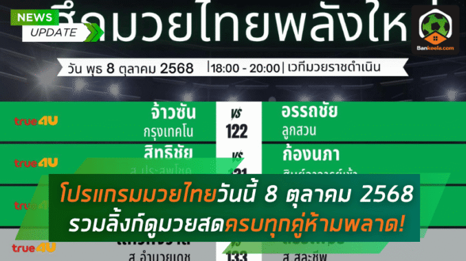 โปรแกรมมวย